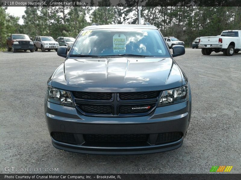 Granite Pearl / Black 2018 Dodge Journey SE