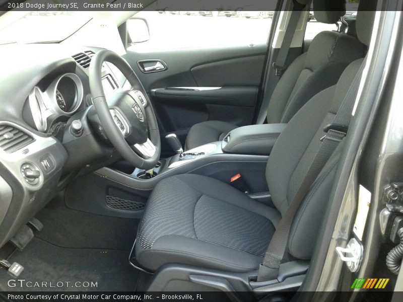 Granite Pearl / Black 2018 Dodge Journey SE
