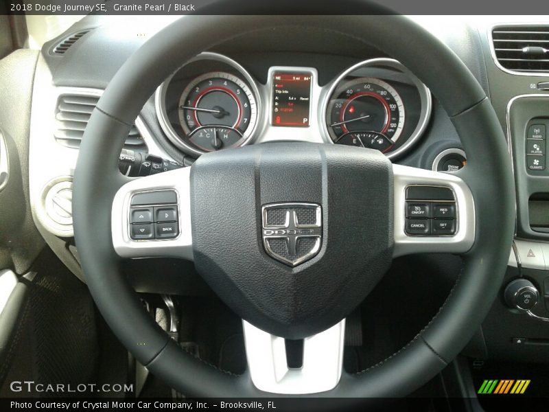 Granite Pearl / Black 2018 Dodge Journey SE