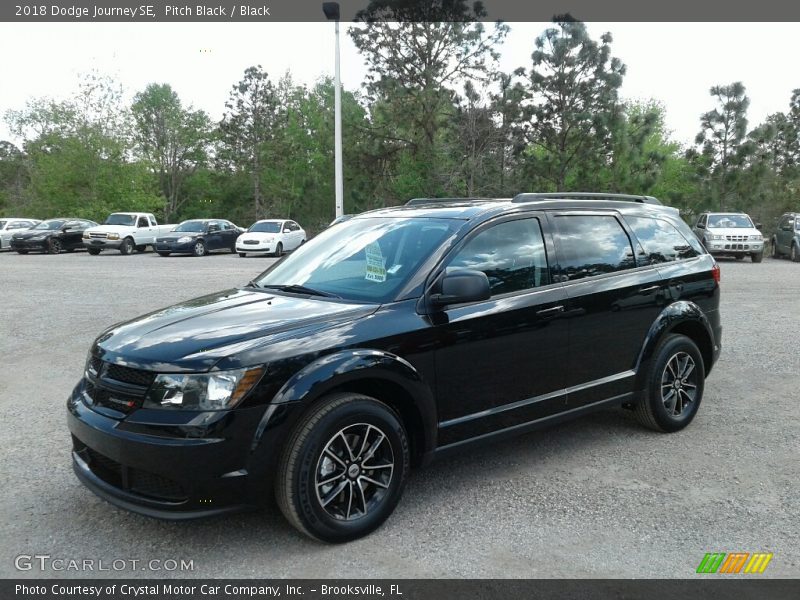 Pitch Black / Black 2018 Dodge Journey SE