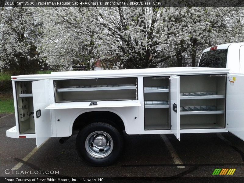 Bright White / Black/Diesel Gray 2018 Ram 3500 Tradesman Regular Cab 4x4 Chassis