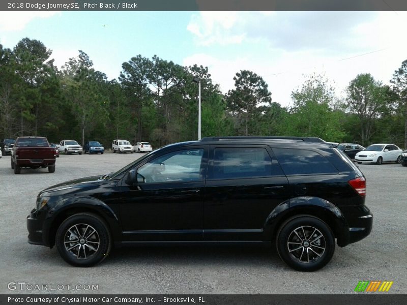 Pitch Black / Black 2018 Dodge Journey SE