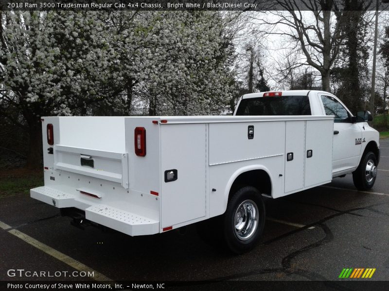 Bright White / Black/Diesel Gray 2018 Ram 3500 Tradesman Regular Cab 4x4 Chassis