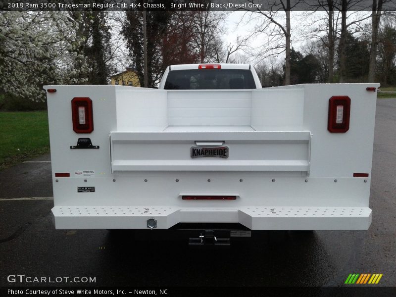 Bright White / Black/Diesel Gray 2018 Ram 3500 Tradesman Regular Cab 4x4 Chassis