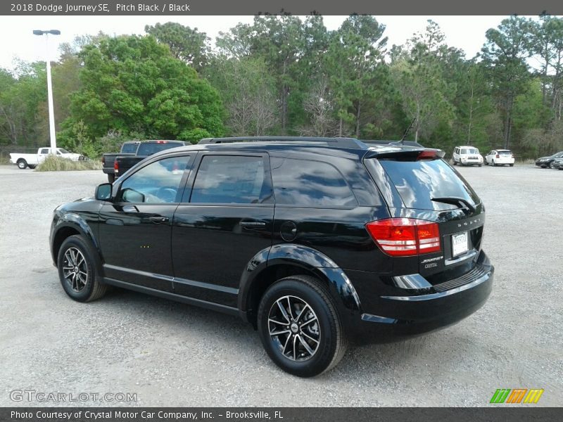 Pitch Black / Black 2018 Dodge Journey SE