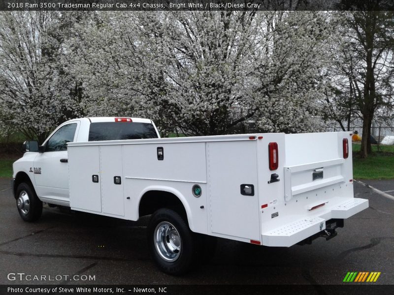 Bright White / Black/Diesel Gray 2018 Ram 3500 Tradesman Regular Cab 4x4 Chassis