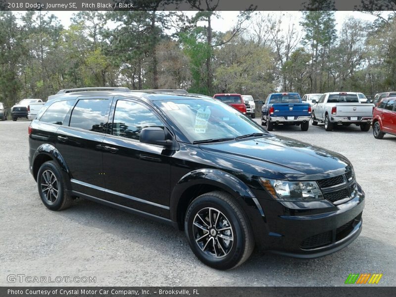 Pitch Black / Black 2018 Dodge Journey SE