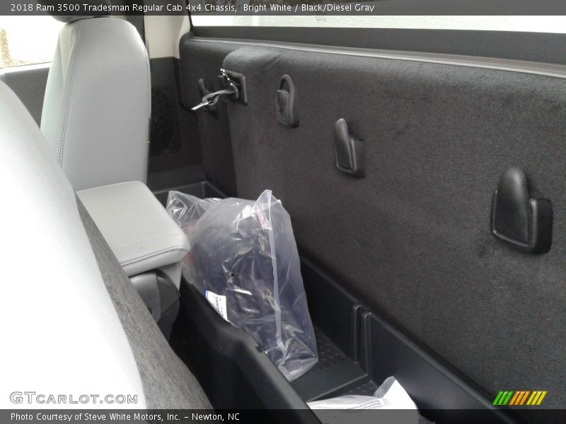 Bright White / Black/Diesel Gray 2018 Ram 3500 Tradesman Regular Cab 4x4 Chassis