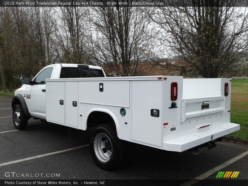 Bright White / Black/Diesel Gray 2018 Ram 4500 Tradesman Regular Cab 4x4 Chassis