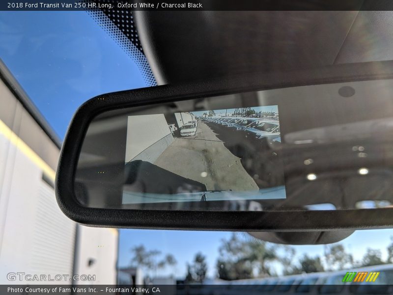 Oxford White / Charcoal Black 2018 Ford Transit Van 250 HR Long