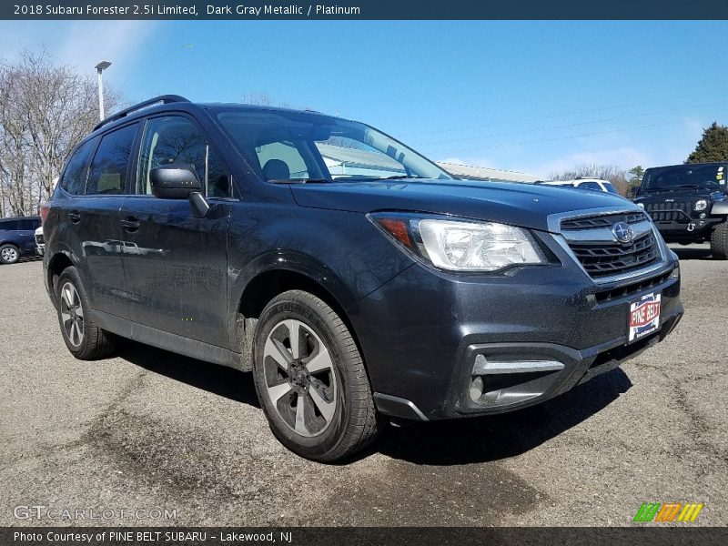 Dark Gray Metallic / Platinum 2018 Subaru Forester 2.5i Limited