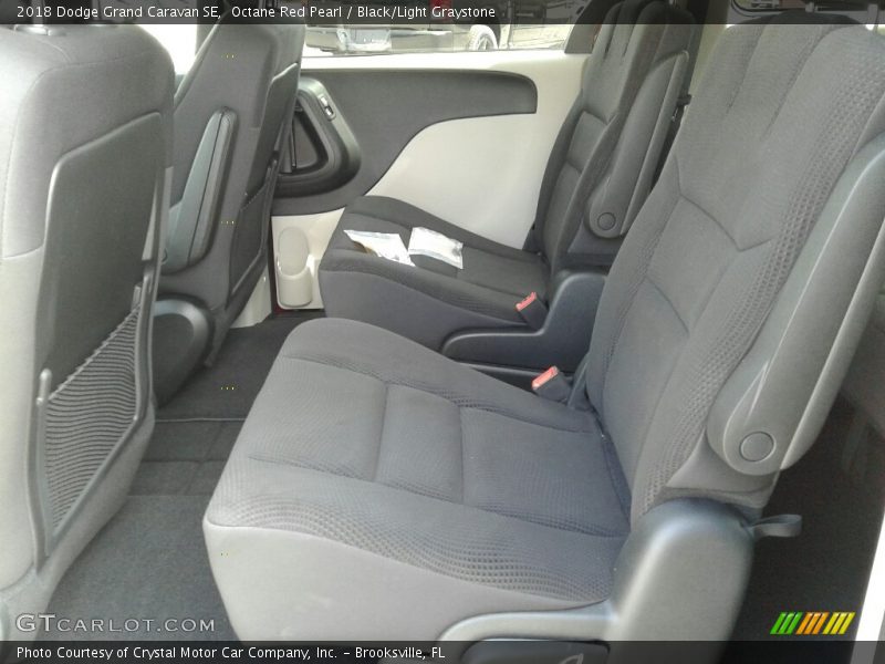Octane Red Pearl / Black/Light Graystone 2018 Dodge Grand Caravan SE