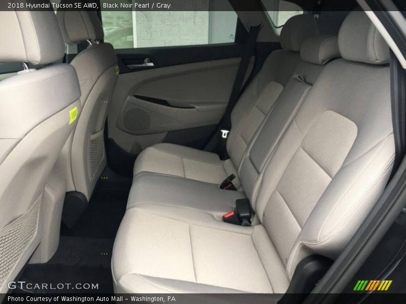 Black Noir Pearl / Gray 2018 Hyundai Tucson SE AWD