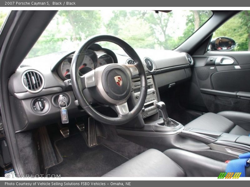 Black / Black 2007 Porsche Cayman S