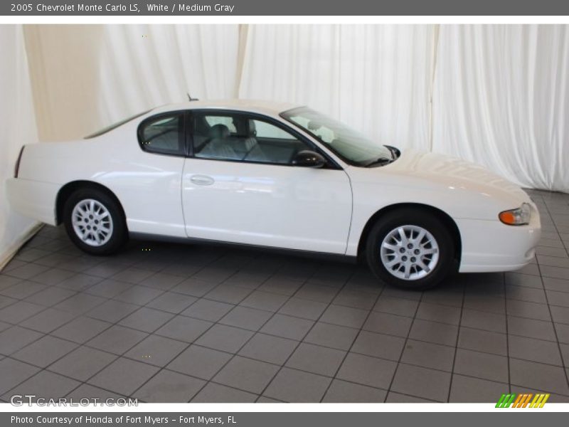 White / Medium Gray 2005 Chevrolet Monte Carlo LS