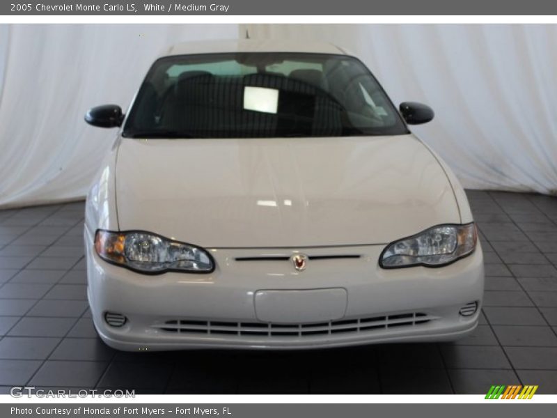 White / Medium Gray 2005 Chevrolet Monte Carlo LS
