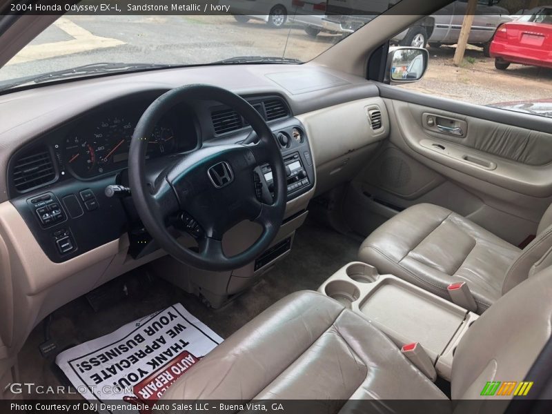 Sandstone Metallic / Ivory 2004 Honda Odyssey EX-L