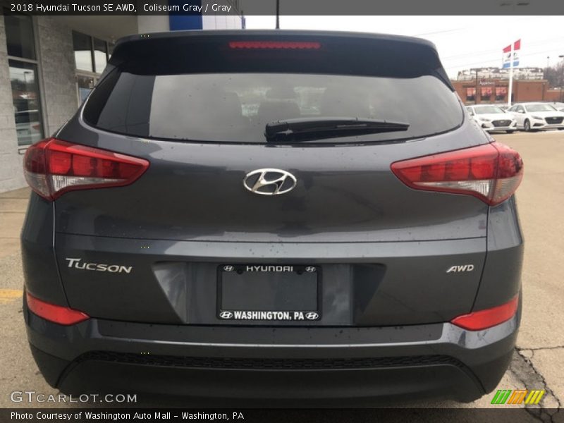 Coliseum Gray / Gray 2018 Hyundai Tucson SE AWD