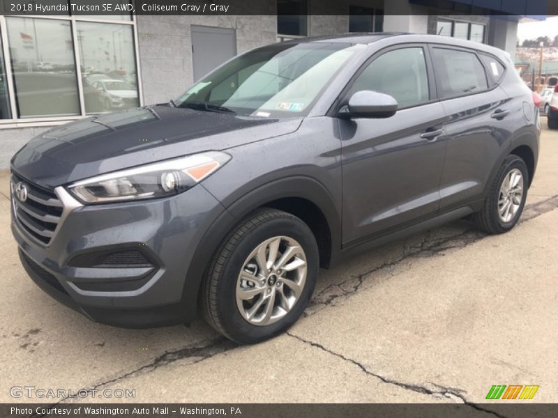 Coliseum Gray / Gray 2018 Hyundai Tucson SE AWD