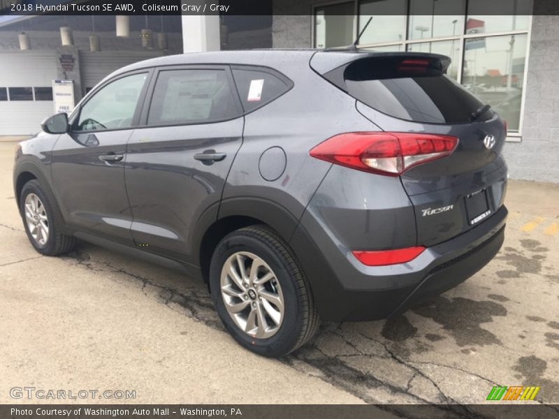 Coliseum Gray / Gray 2018 Hyundai Tucson SE AWD