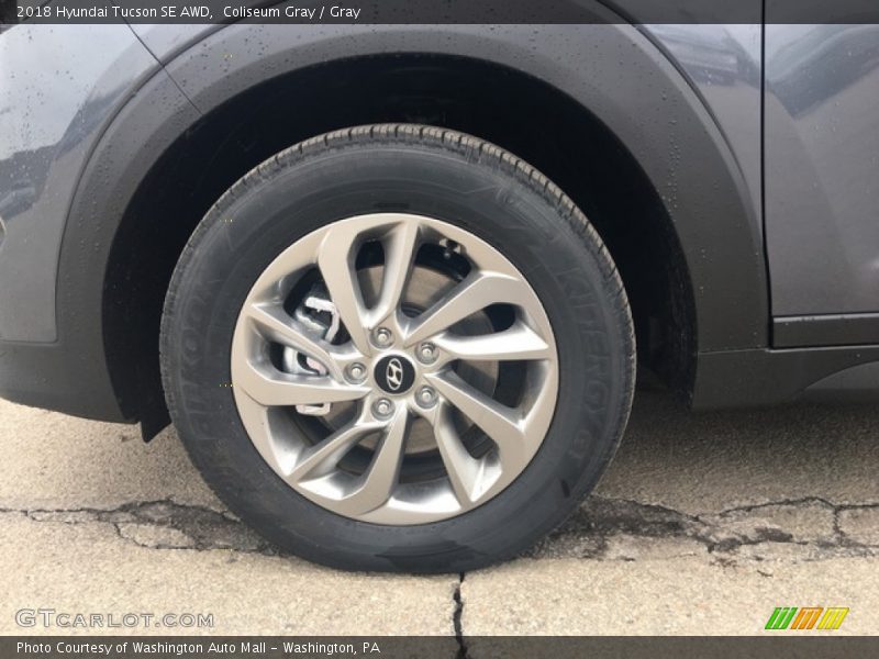 Coliseum Gray / Gray 2018 Hyundai Tucson SE AWD