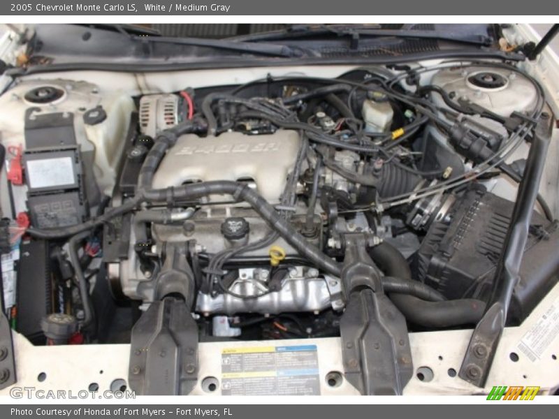 White / Medium Gray 2005 Chevrolet Monte Carlo LS