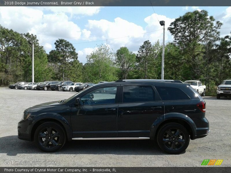 Bruiser Grey / Black 2018 Dodge Journey Crossroad