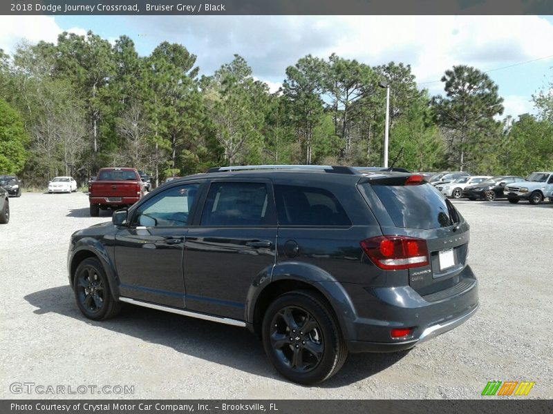Bruiser Grey / Black 2018 Dodge Journey Crossroad