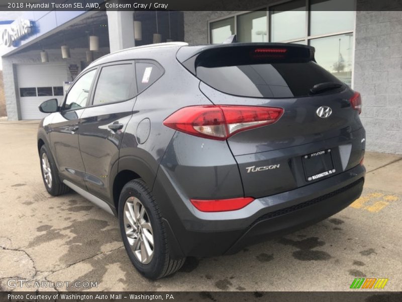 Coliseum Gray / Gray 2018 Hyundai Tucson SEL AWD