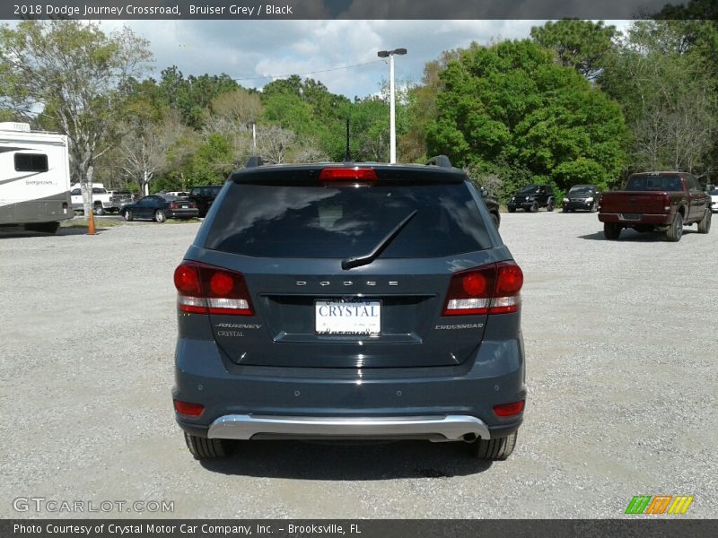 Bruiser Grey / Black 2018 Dodge Journey Crossroad