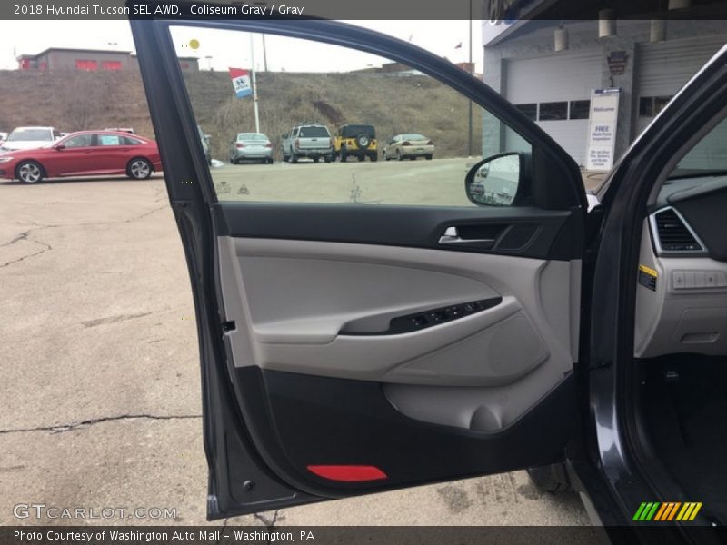 Coliseum Gray / Gray 2018 Hyundai Tucson SEL AWD