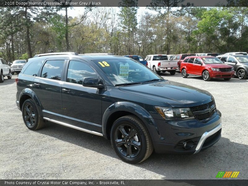 Bruiser Grey / Black 2018 Dodge Journey Crossroad