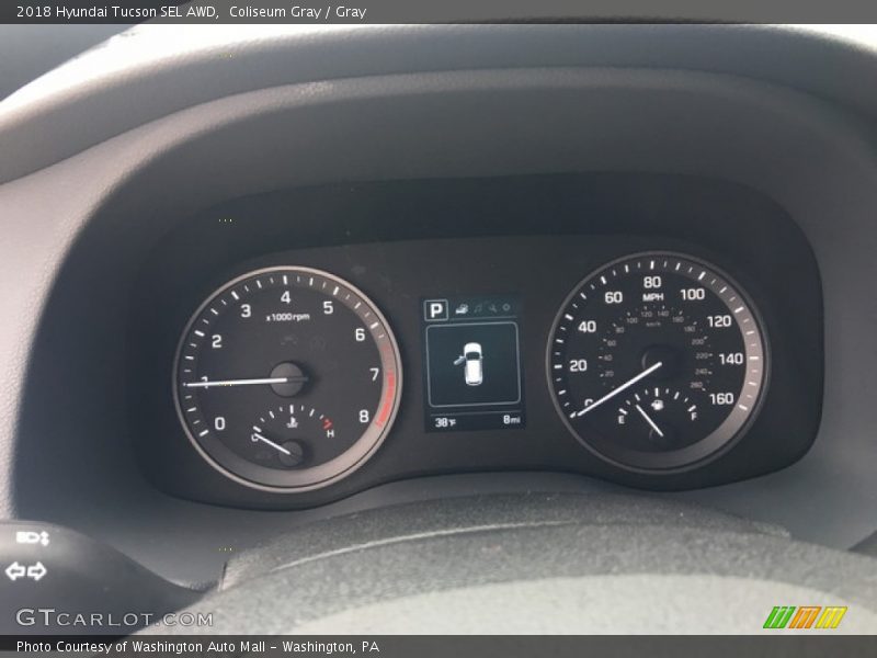 Coliseum Gray / Gray 2018 Hyundai Tucson SEL AWD