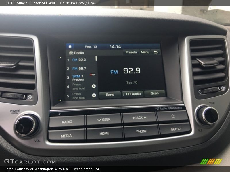 Coliseum Gray / Gray 2018 Hyundai Tucson SEL AWD