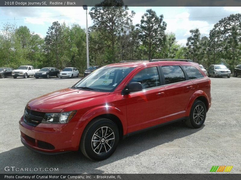 Redline / Black 2018 Dodge Journey SE