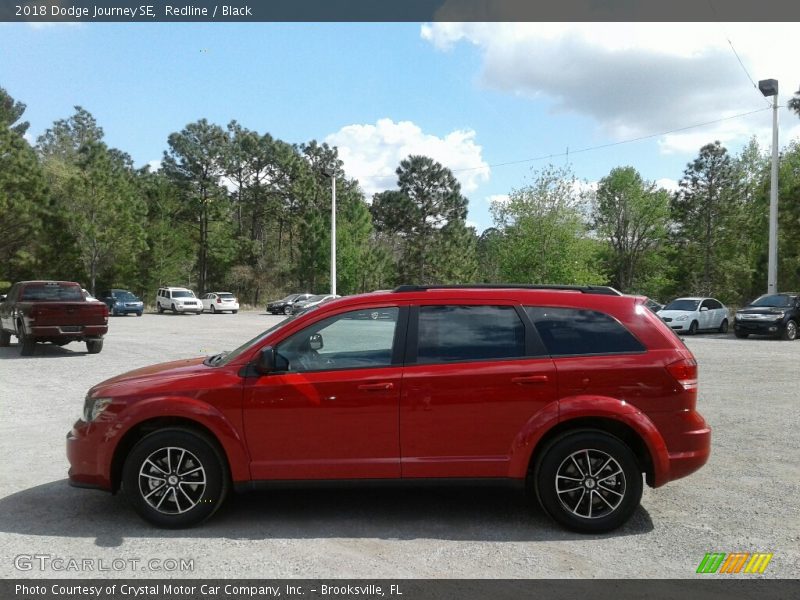 Redline / Black 2018 Dodge Journey SE