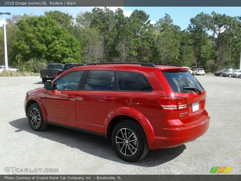 Redline / Black 2018 Dodge Journey SE
