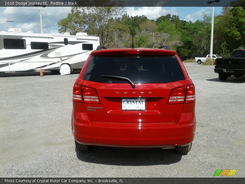 Redline / Black 2018 Dodge Journey SE