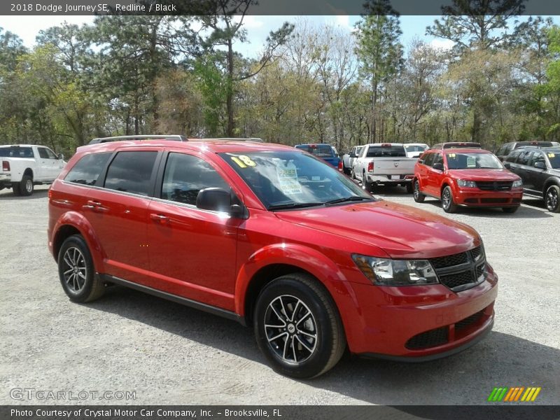 Redline / Black 2018 Dodge Journey SE