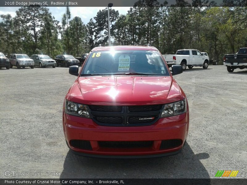 Redline / Black 2018 Dodge Journey SE