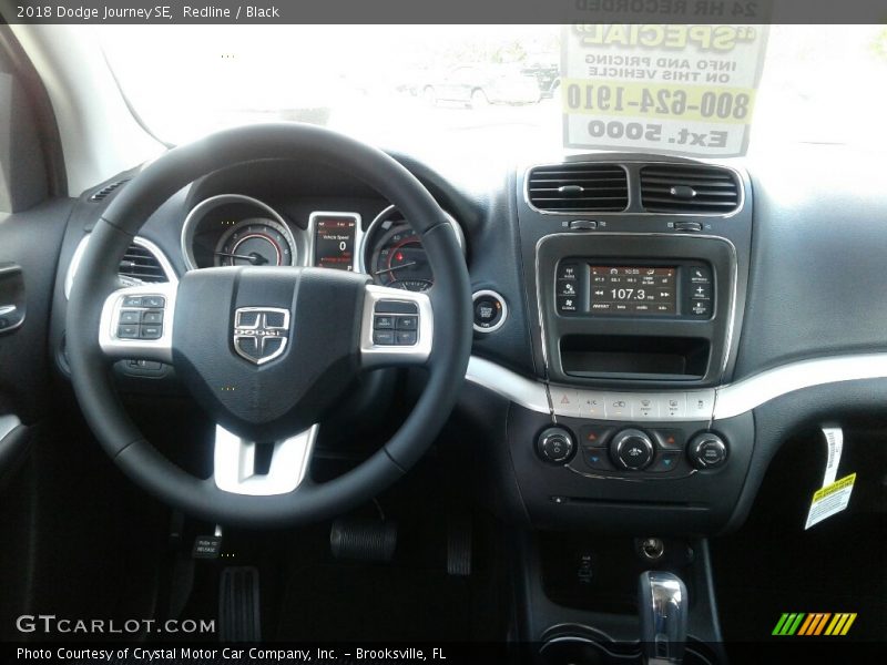 Redline / Black 2018 Dodge Journey SE