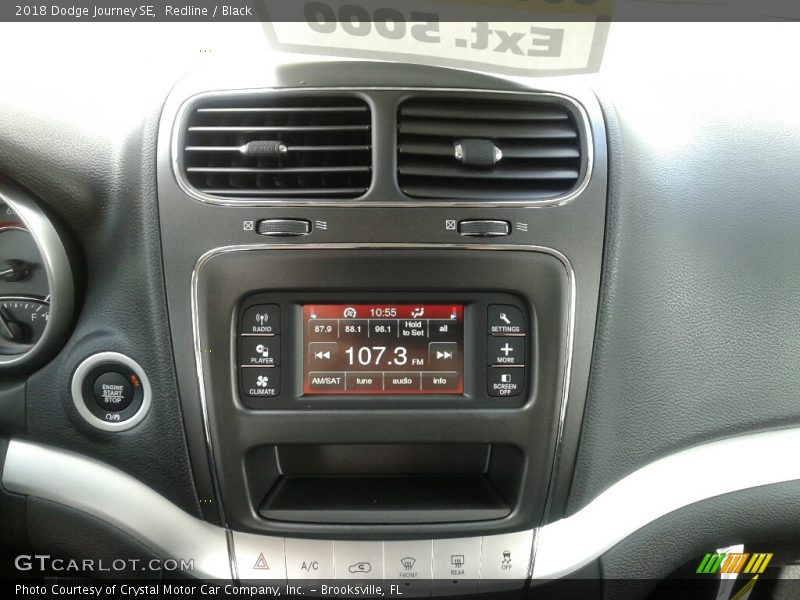 Redline / Black 2018 Dodge Journey SE