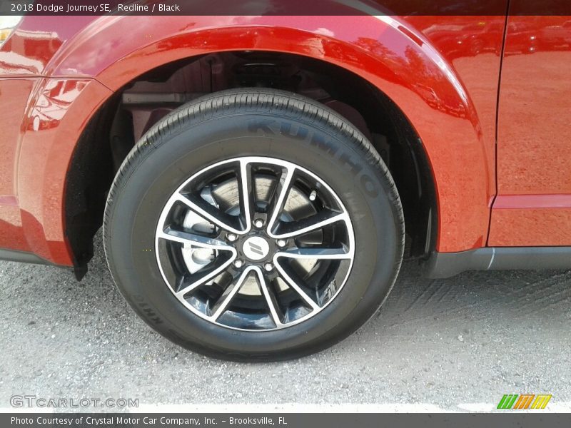 Redline / Black 2018 Dodge Journey SE