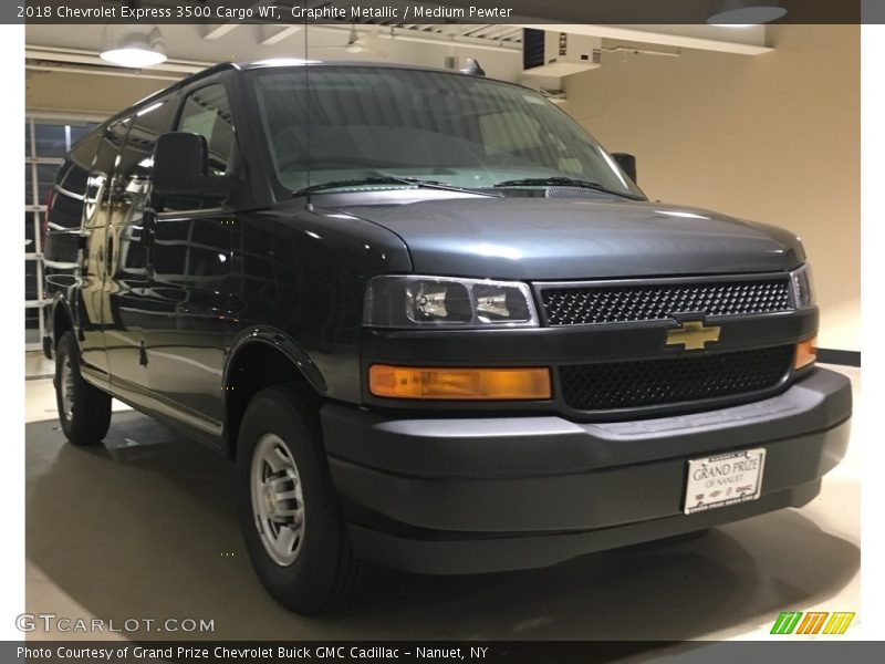 Graphite Metallic / Medium Pewter 2018 Chevrolet Express 3500 Cargo WT