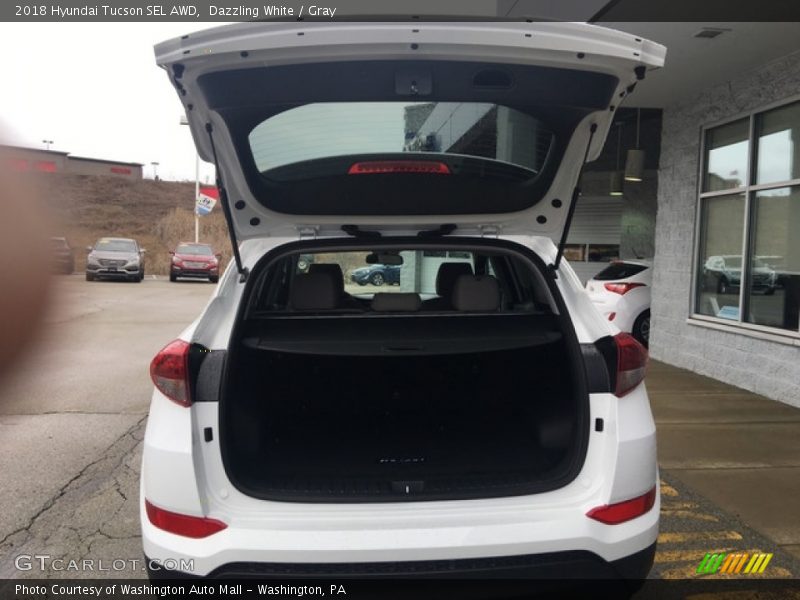 Dazzling White / Gray 2018 Hyundai Tucson SEL AWD