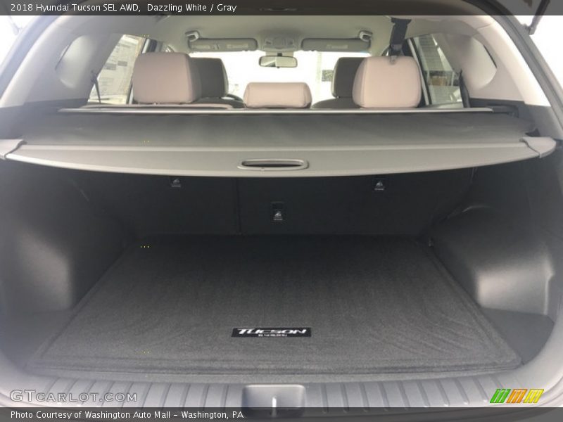 Dazzling White / Gray 2018 Hyundai Tucson SEL AWD