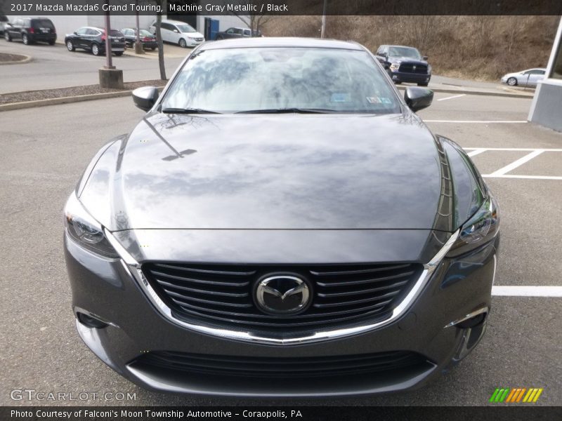 Machine Gray Metallic / Black 2017 Mazda Mazda6 Grand Touring