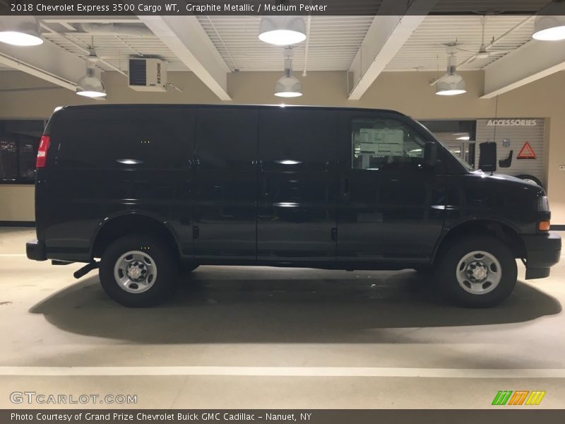Graphite Metallic / Medium Pewter 2018 Chevrolet Express 3500 Cargo WT