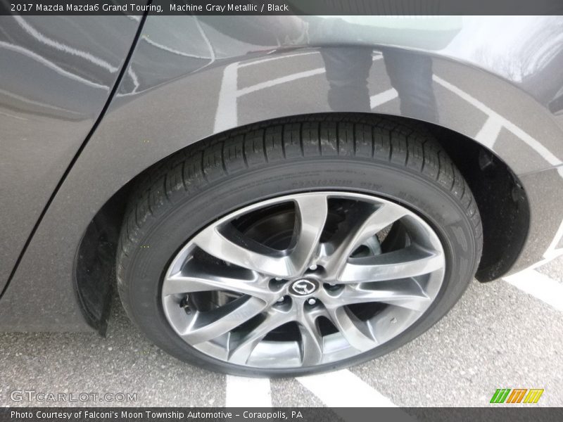 Machine Gray Metallic / Black 2017 Mazda Mazda6 Grand Touring