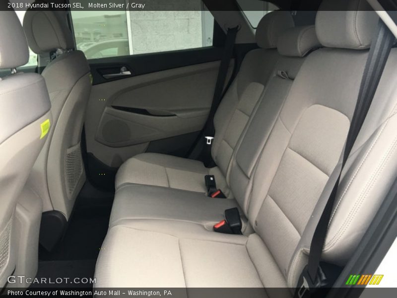 Molten Silver / Gray 2018 Hyundai Tucson SEL